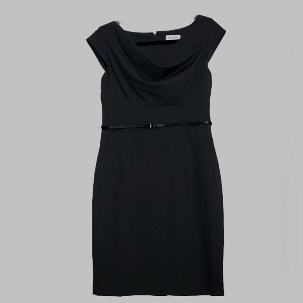 Calvin Klein Grey Midi Dress